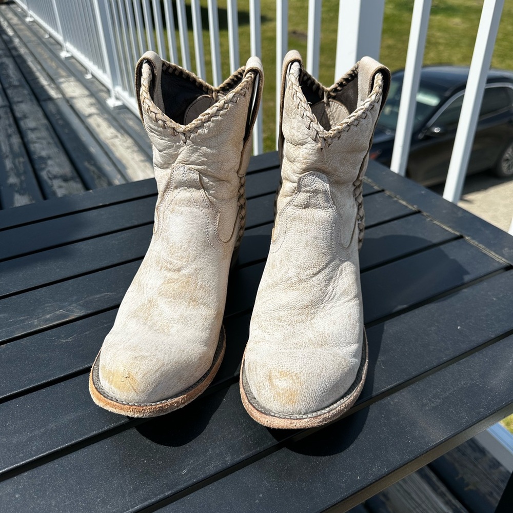 Lane Luxury Cowboy Boots - Plain Jane Shorty (8.5) - Picture 8 of 9